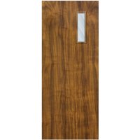 Crown American Black Walnut Solid Core Clear Laminate Glazed Internal Door 2700mm x 926mm x 44mm | 450mm x 150mm VP