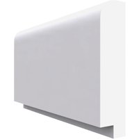 Single Step MDF Dado Rail White Primed 4200mm x 95mm x 25mm