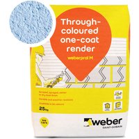 Weberpral M Azure Blue Render 25kg - Pack of 10