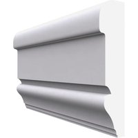 Victorian MDF Dado Rail White Primed 4200mm x 95mm x 25mm