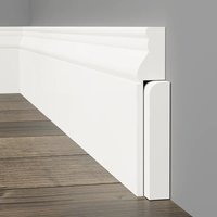 Cesar MDF Skirting Board Cover White Primed 4100mm x 210mm x 25mm