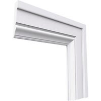 Victorian MDF Architrave White Primed 4200mm x 80mm x 18mm