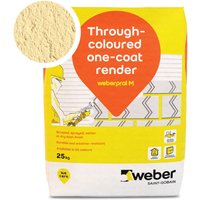 Weberpral M Parchment Render 25kg - Pack of 10