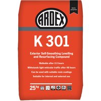 Ardex K 301 Exterior Self-Levelling Concrete Resurfacing Compound - 25kg