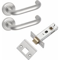 Welling Round Bar Lever Handle + Tublura Latch Door Hardware Pack