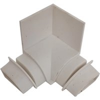 Altro Whiterock Shower Trim Cap Corner White 23mm - A923/C/01