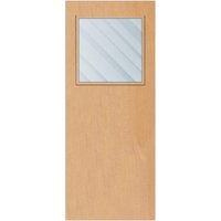 Crown Steamed Beech Solid Core Clear Laminate Glazed Internal Door 2700mm x 926mm x 44mm | 600mm x 538mm VP