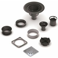 Wedi Fundo Point Drain Vertical DN50 - Square
