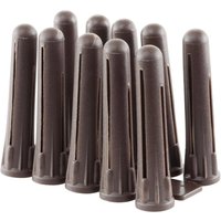 Wall Plastic Plugs Brown 7mm (Box of 100)