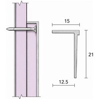 Aluminium Flexible Edge Trim 15mm x 3000mm
