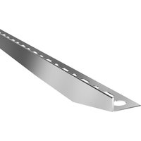 Wedi Fundo Riolito Slope Wedge Floor Profile Stainless Steel Right Hand 1800mm x 8mm
