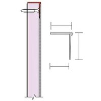 Aluminium Edge Trim 24mm x 3000mm
