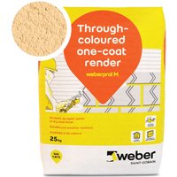 Weberpral M Limestone Render 25kg - Pack of 10
