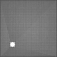 Wedi Fundo Primo Floor Element Corner Drain Square 900mm x 900mm x 40mm
