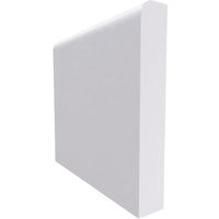 Bullnose MDF Skirting Board Unprimed 4200mm x 220mm x 18mm