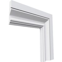 Royal A MDF Architrave White Primed 4200mm x 95mm x 18mm