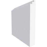 Stepped MDF Skirting Board White Primed 4200mm x 220mm x 18mm