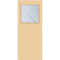 Crown Ash Solid Core FD30 Clear Glazed Internal Fire Door 2700mm x 926mm x 44mm | 600mm x 538mm VP