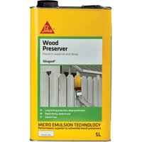 Sikagard Wood Preserver Concentrate - Clear 5L