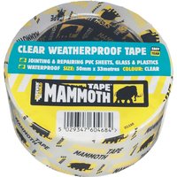Everbuild Sika Mammoth Clear Waterproof Tape 50mm x 10m 488634