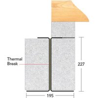 IG Heavy Duty Steel Thin Joint Wall Lintel 900mm x 227mm - IBEAM TJ 250