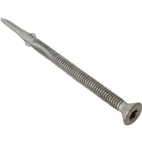 ForgeFix TechFast Timber to Steel CSK/Wing Screw No.3 Tip 5.5 x 65mm Box 100 TFCUWWSD5565L