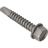 ForgeFix TechFast Roofing Sheet to Steel Hex Screw No.3 Tip 5.5 x 38mm Box 100 TFHUWSD5538L