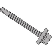 ForgeFix TechFast Roofing Sheet to Steel Hex Screw & Washer No.3 Tip 5.5 x 70mm Box 100 TFHW16SD5570L