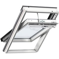 VELUX Electric Centre Pivot Roof Window White Painted 660mm x 1178mm GGL FK06 207021U