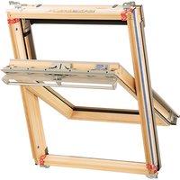Keylite Hi-therm Centre Pivot Roof Window Pine Finish 550mm x 780mm TCP01HT