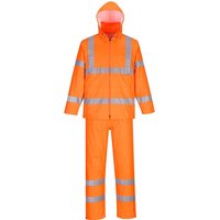 Portwest Hi Vis Packaway Rainsuit