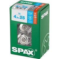 Spax Stainless Steel Raised Countersunk Roof Sheet Sealing Screws
