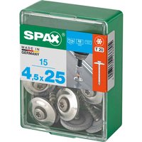 Spax Stainless Steel Raised Countersunk Roof Sheet Sealing Screws