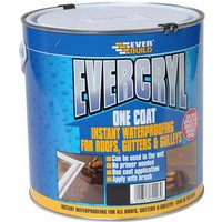 Everbuild Sika 484619 Evercryl® One Coat Black 2.5Kg