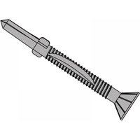 Forgefix TFCUWWSD55100H Techfast Timber To Steel Csk/Wing Screw No.5 Tip 5.5 X 100Mm Box 100