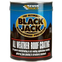 Everbuild Sika 486998 Black Jack® 905 All Weather Roof Coating 5 Litre