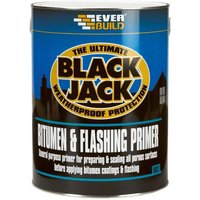 Everbuild Sika 486984 Black Jack® 902 Bitumen & Flashing Primer 1 Litre