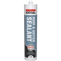 Soudal Roof & Gutter Sealant Clear 290Ml  155480