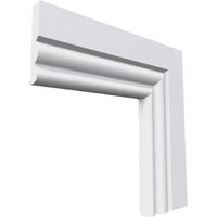 Ogee 3 MDF Architrave White Primed 4200mm x 95mm x 18mm