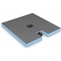 Wedi Fundo Plano Complete System Point Drain Rectangular (Shortside Connection) 1200mm x 900mm x 65mm