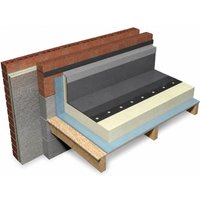 Celotex Crown-Up Flat Roofing Board 1200mm x 600mm x 150mm - Pack of 24 | 17.28m2