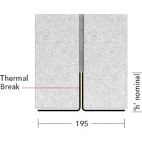 IG Standard Duty Steel Thin Joint Lintel 900mm x 60mm - L9/TJ